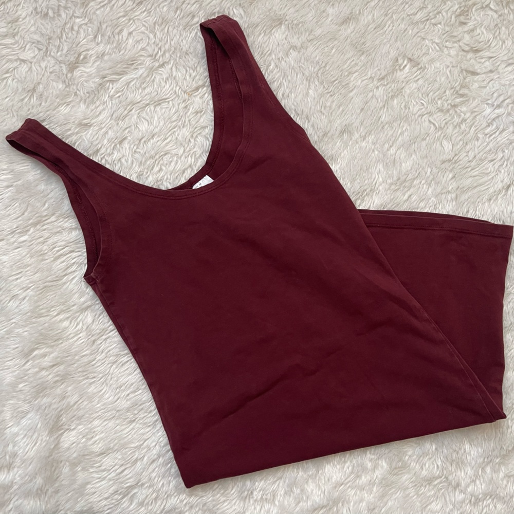 Divided H&M - Maroon Body-con Midi Dress